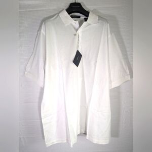 NWT Carnoustie mens white polo shirt size XXL